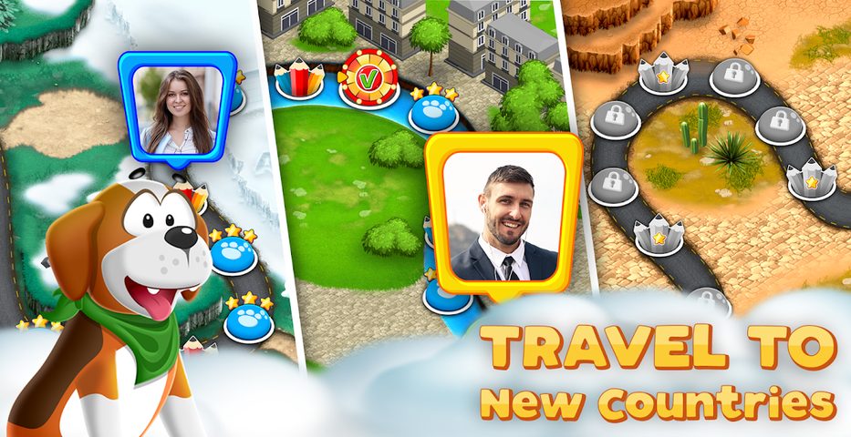 Screenshot 2: Colors and Friends - Solitaire Tripeaks