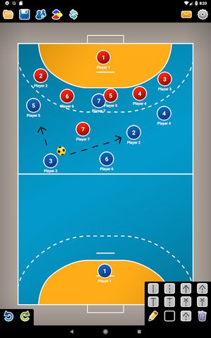 Screenshot 9: Coach Tactic Board: Handball