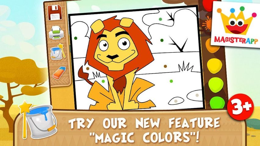 Screenshot 1: Africa Animals Games for Kids