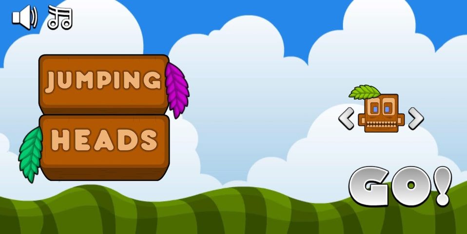 Screenshot 1: Jumping Heads
