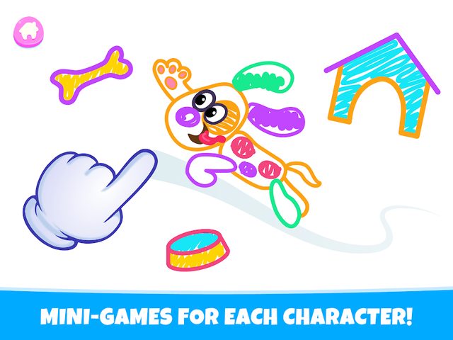 Screenshot 22: Pets Drawing for Kids and Toddlers games Preschool