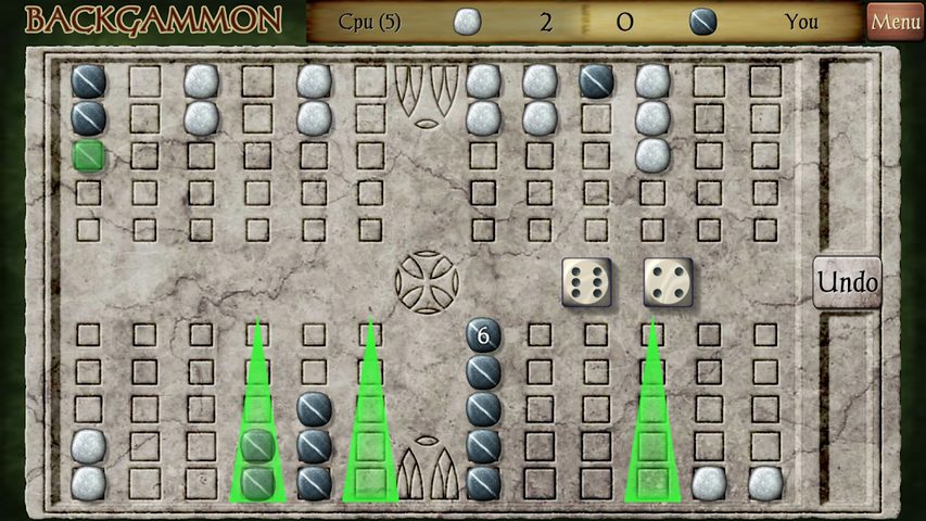 Screenshot 7: Backgammon