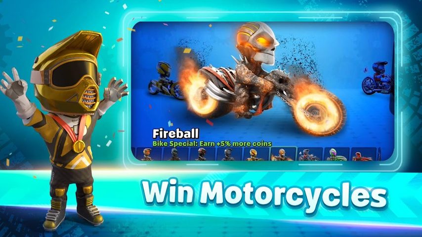 Screenshot 1: Extreme Motor Mania