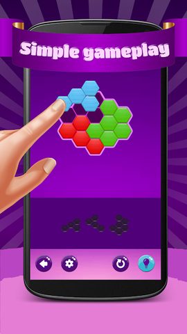 Screenshot 2: Hexa Puzzle Hero