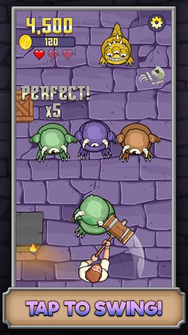 Screenshot 1: Monster Hammer