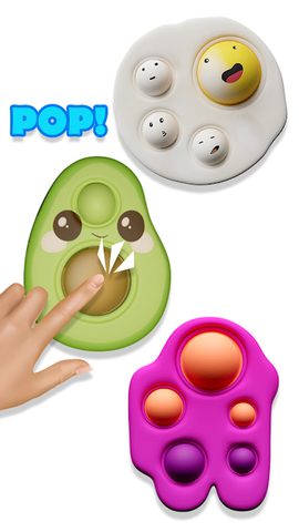 Screenshot 1: Pop It Fidget - Popping Bubble