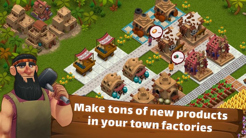 Screenshot 5: SunCity: City Builder, Farming game like Cityville