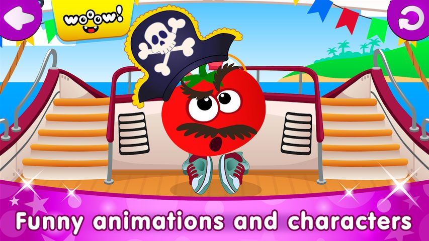 Screenshot 8: Funny Food DRESS UP games for toddlers and kids!😎
