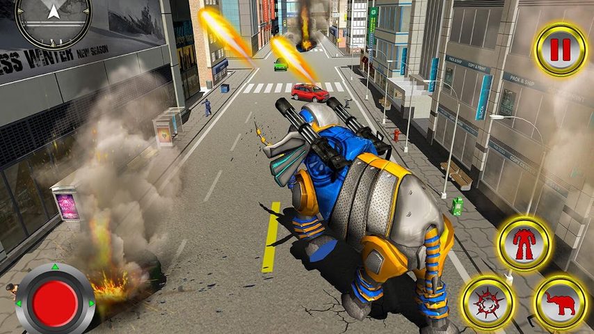 Screenshot 17: Elephant Vs Lion Robot Game