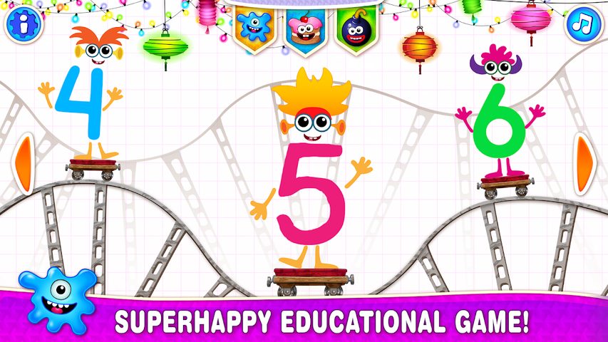 Screenshot 1: Learning numbers for kids!