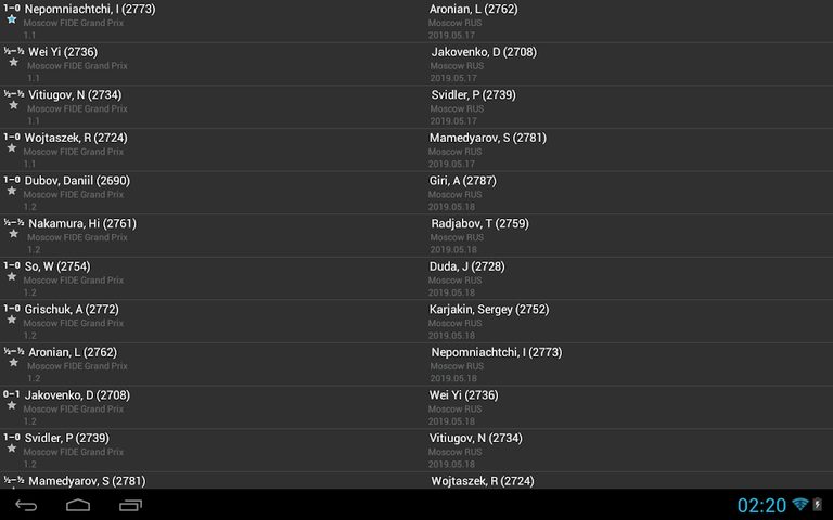 Screenshot 6: Scid on the go