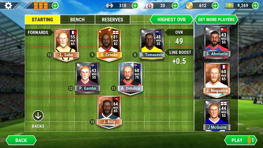 Screenshot 4: Rugby League 20