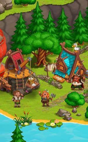 Screenshot 3: Vikings and Dragon Island Farm