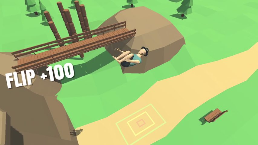 Screenshot 1: Flip Trickster - Parkour Simul