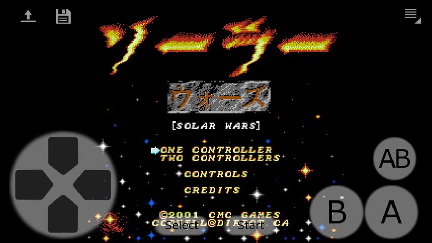 Screenshot 1: Multiness (multiplayer retro 8 bits emulator)
