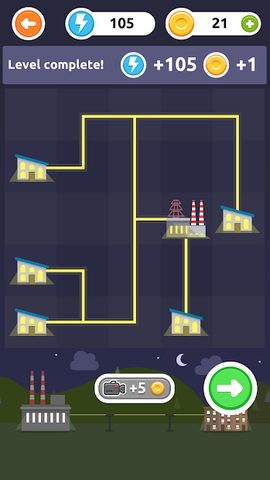 Screenshot 2: Powerline - Logic Puzzles Free