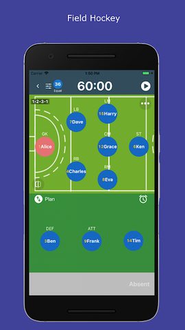 Screenshot 7: SubTime: playing time and sub tracking for coaches