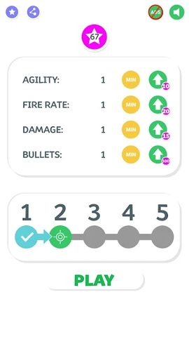 Screenshot 1: Tap Gun: Alien Shooter