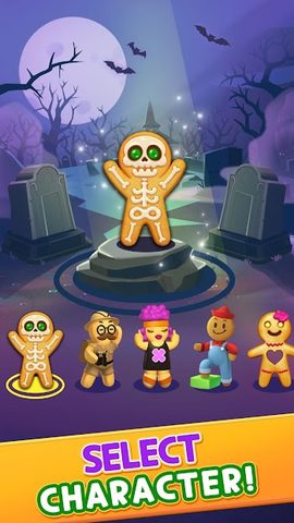Screenshot 4: Spooky Cookie Party : Sweet Blast Puzzle Games