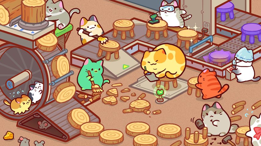 Screenshot 1: Kitty Cat Tycoon