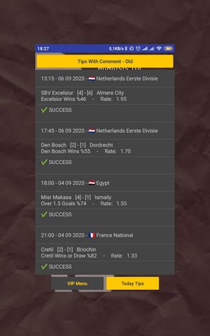 Screenshot 17: Analysis for Football