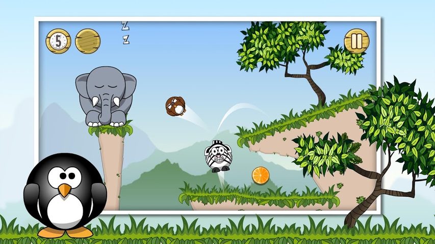 Screenshot 1: Elephant vs Animals: Physics