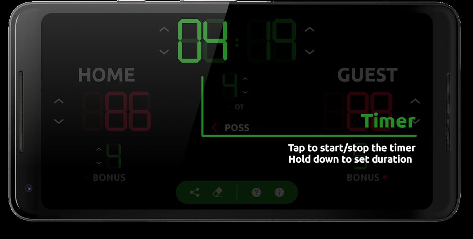 Screenshot 4: Basketball Scoreboard