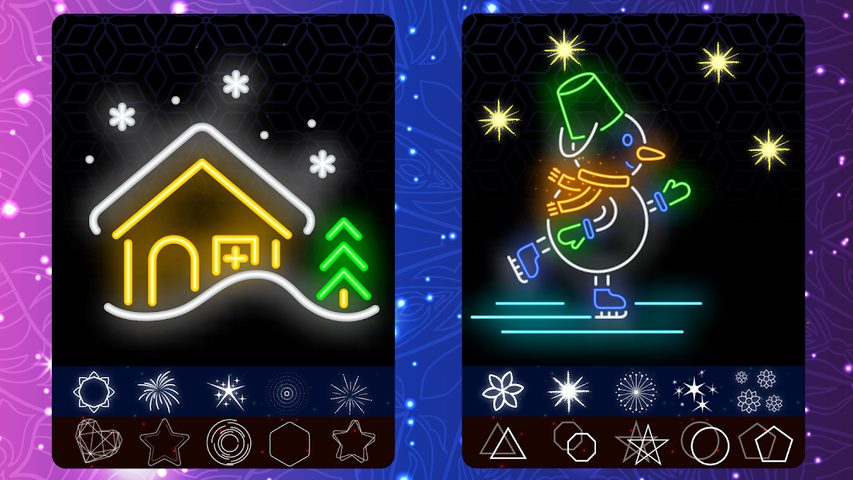Screenshot 18: Glow Doodle Art - Color & Draw