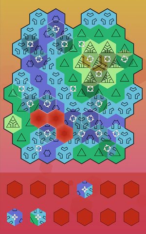 Screenshot 5: Aurora Hex - Pattern Puzzles