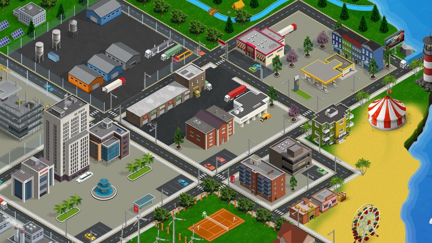 Screenshot 1: Virtual Truck Manager - Tycoon trucking company