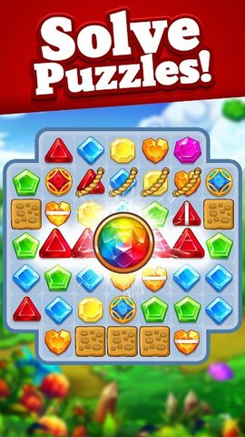 Screenshot 1: Gem & Jewel Blast Match 3 Game