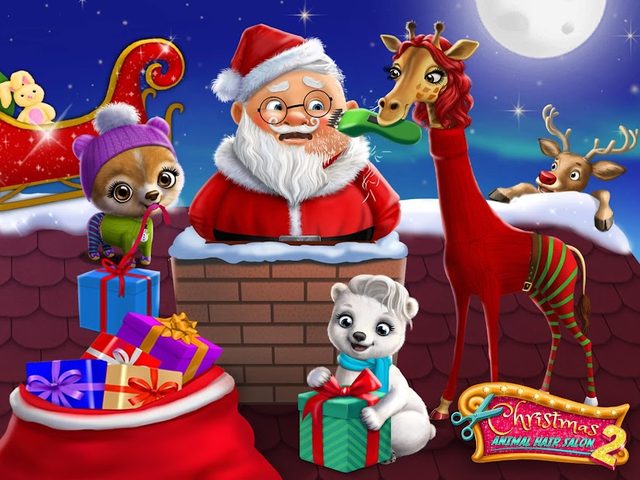 Screenshot 9: Christmas Animal Hair Salon 2