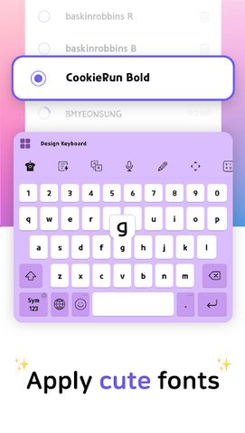 Screenshot 4: Design Keyboard - Fonts, Emoji