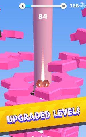 Screenshot 1: Helix Stack Jump: Fun Addicting Ball Puzzle