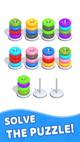 Screenshot 3: Color Hoop Stack - Sort Puzzle