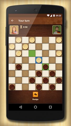 Screenshot 5: Checkers - strategy board game