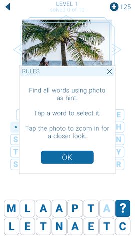 Screenshot 1: Frosty Words