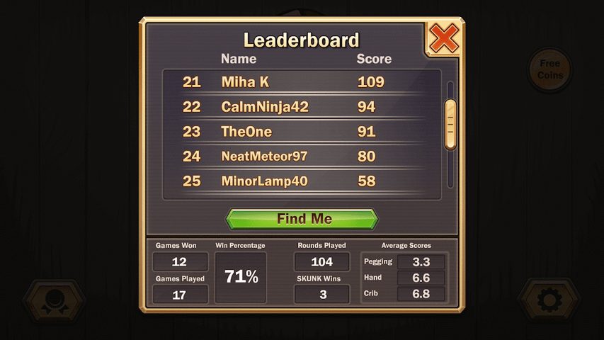 Screenshot 11: Cribbage Deluxe