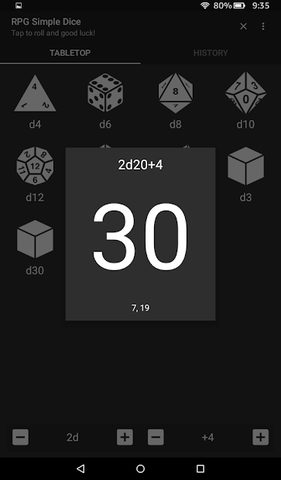 Screenshot 9: RPG Simple Dice