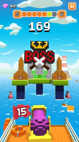 Screenshot 1: Blocky Tower - Knock Box Balls
