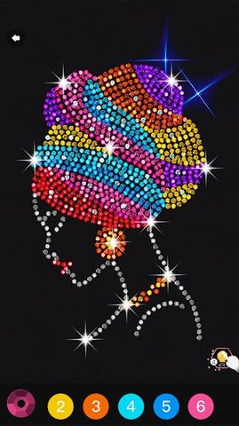 Screenshot 3: Diamond Coloring - Sequins Art & Paint by Numbers