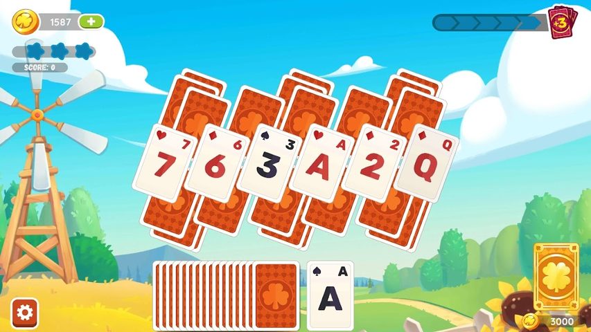 Screenshot 3: TriPeaks Cards: Solitaire Game