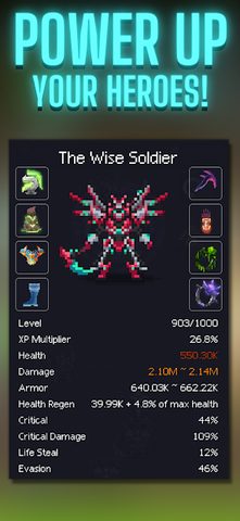 Screenshot 7: Dunidle Idle RPG - Pixel Games