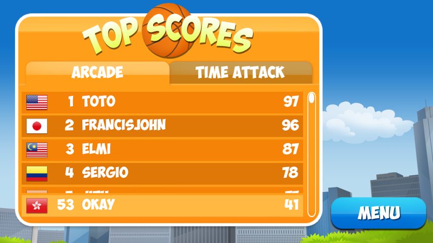 Screenshot 3: Free Throw Basketball