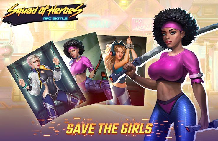 Screenshot 3: Squad of Heroes: RPG battle