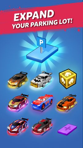 Screenshot 13: Merge Neon Car: Idle Car Merge
