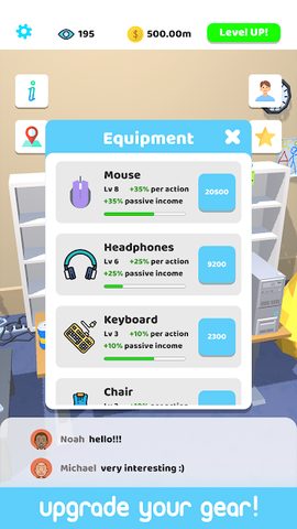 Screenshot 2: Idle Streamer!