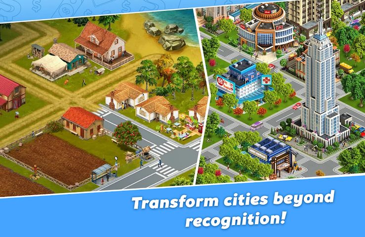 Screenshot 3: Golden Hills: City Build Sim