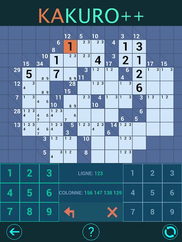 Screenshot 24: Kakuro Plus. Cross-Sums.