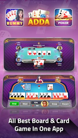 Screenshot 2: Adda : Rummy , 29 card game , 3 Patti , CallBreak